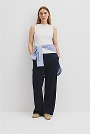 High Neck Rib Tank
