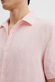 Organically Grown Linen Regular Fit Short Sleeve Shirt