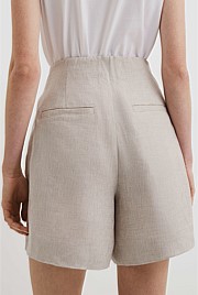 Organically Grown Linen Suit Short