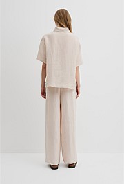 Organically Grown Linen Short Sleeve Shirt