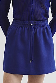Pull On Linen Skirt