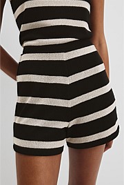 Stripe Textured Short