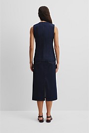 Denim Sleeveless Top