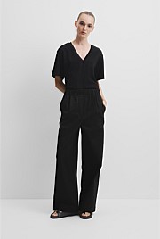V-Neck Longline T-Shirt