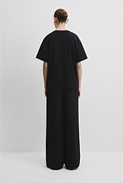 V-Neck Longline T-Shirt