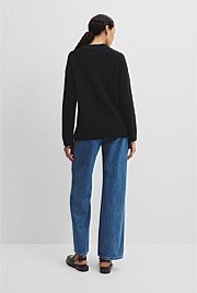 Cotton Linen Long Sleeve Knit