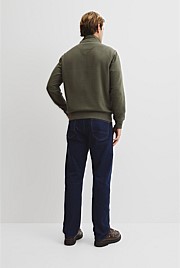 Australian Cotton Half Zip Heritage Sweat