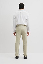 Australian Cotton Tapered Five Pocket Pant