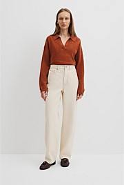 Cotton Linen Long Sleeve Knit
