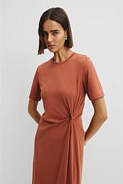 Twist Jersey Dress
