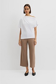 Australian Cotton One Shoulder T-Shirt