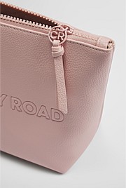 Branded Detail Tri Cosmetic Bag
