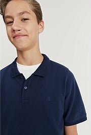 Teen Recycled Cotton Polo Shirt