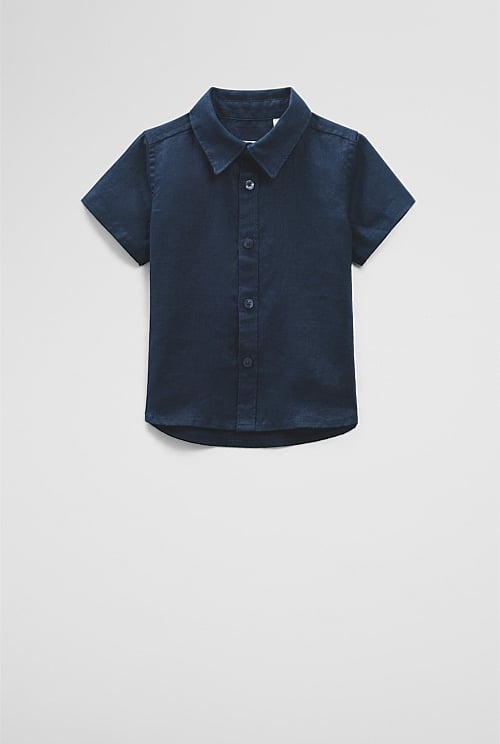 Organically Grown Short Sleeve Linen Shirt