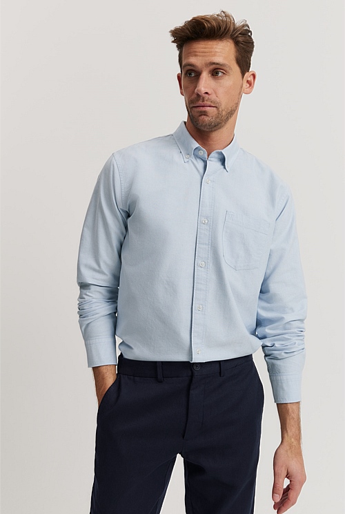 Regular Fit Organically Grown Cotton Oxford Shirt