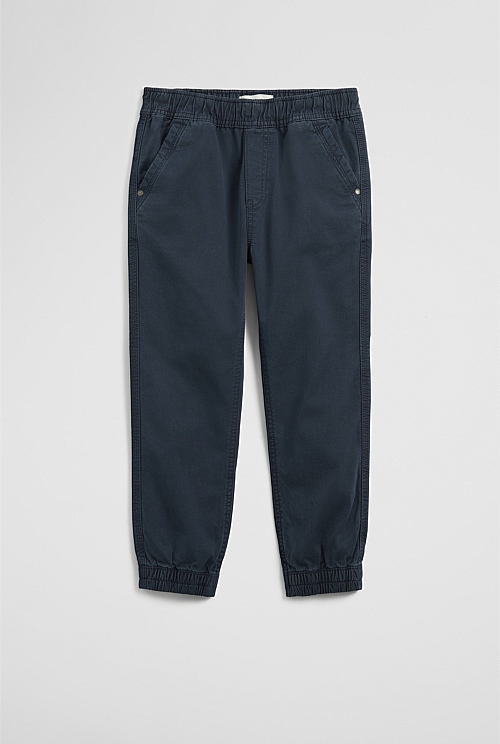 Organically Grown Cotton Garment Dyed Jogger