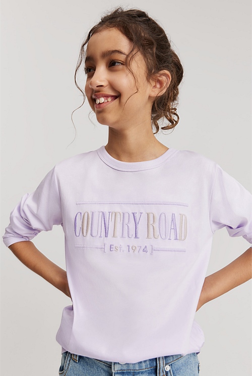 Australian Cotton Long Sleeve Heritage T-Shirt