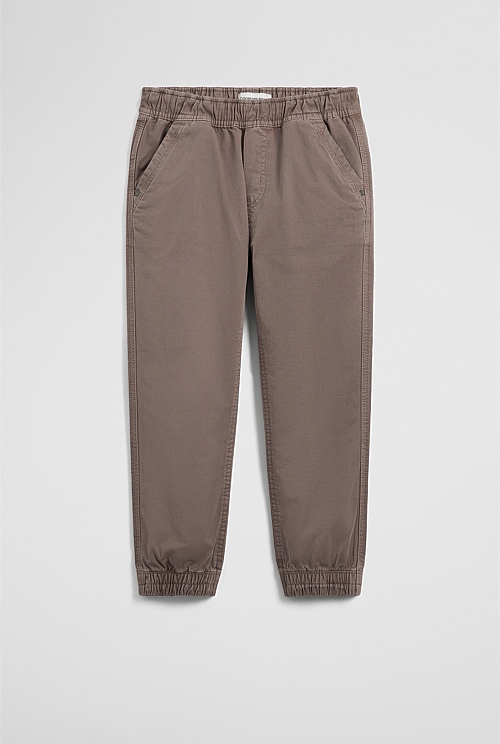 Organically Grown Cotton Garment Dyed Jogger