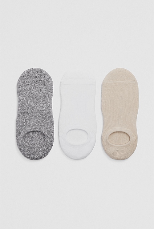 Australian Cotton Blend Cushion Sock Pack of 3