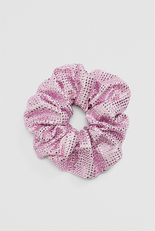 Crystal Scrunchie