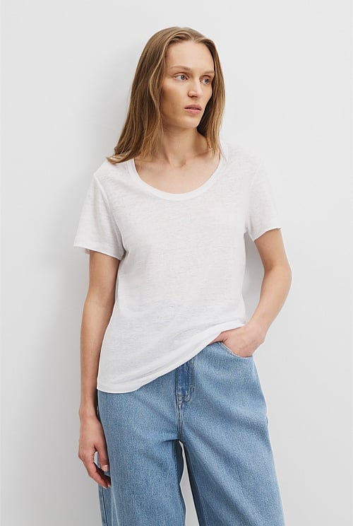 Linen Jersey T-Shirt