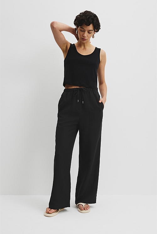 Relaxed Pull-On Pant