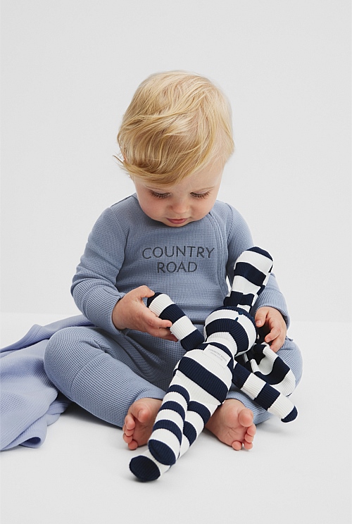 Organically Grown Cotton Waffle Jumpsuit