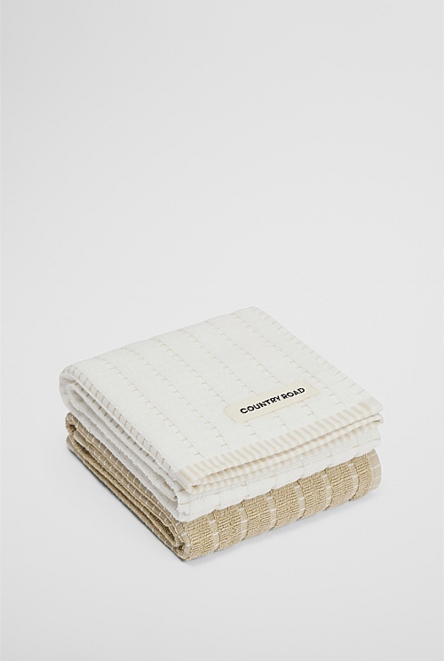 Mira  Australian Cotton Tea Towel Pack of 2