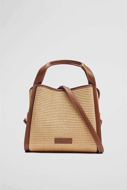 Middle Zip Crossbody Bag