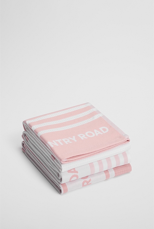 Aeri Australian Cotton Tea Towel Pack of 3
