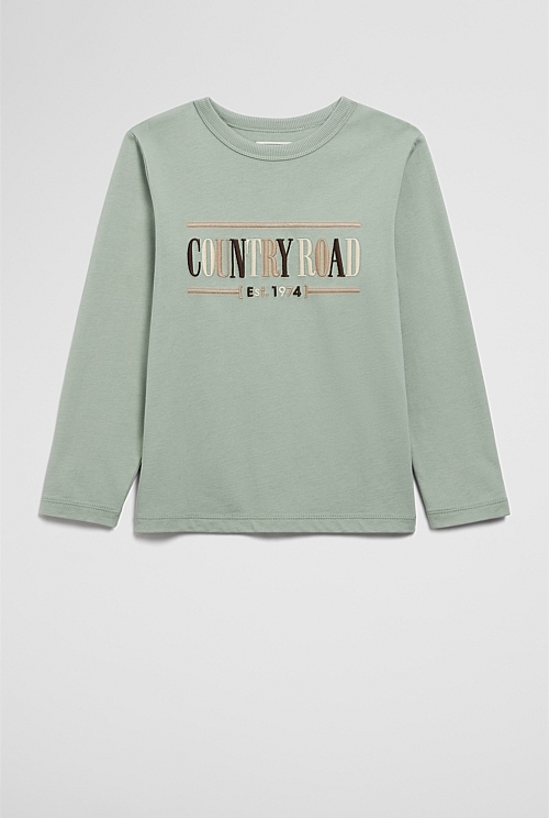 Australian Cotton Long Sleeve Heritage T-Shirt