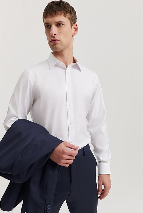 Regular Fit Textured Travel Shirt