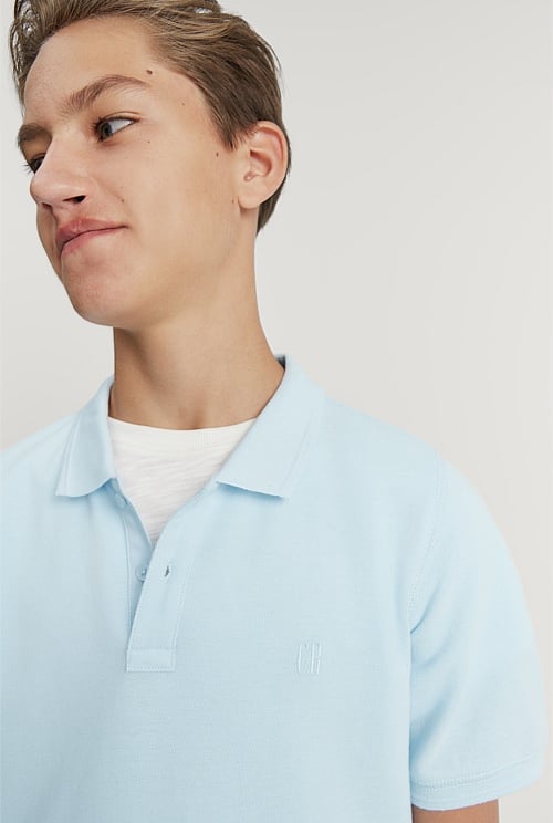 Teen Recycled Cotton Polo Shirt