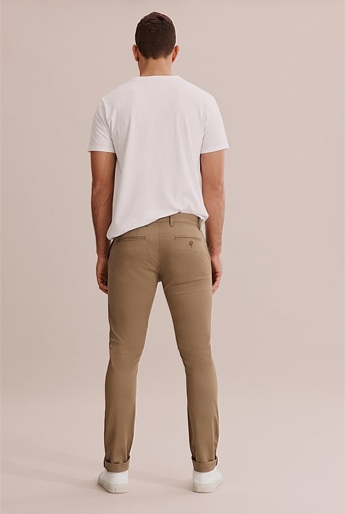 Verified Australian Cotton Slim Fit Stretch Chino