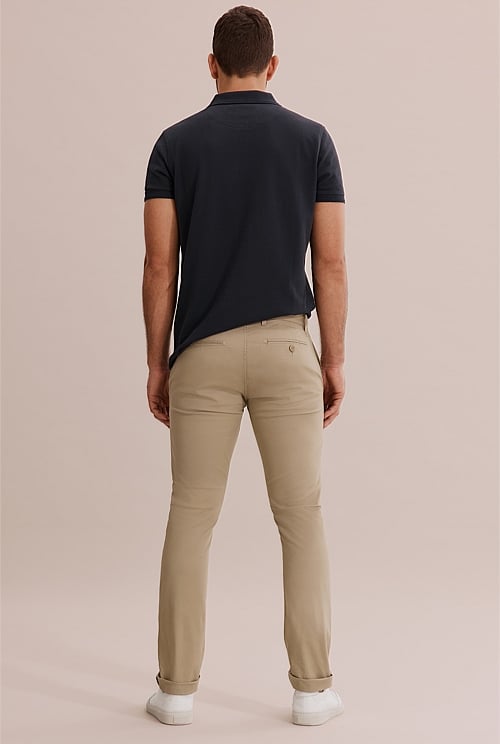 Verified Australian Cotton Slim Fit Stretch Chino