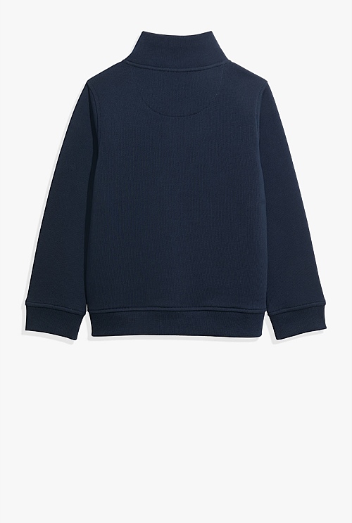 Verified Australian Cotton Heritage Half Zip Sweat