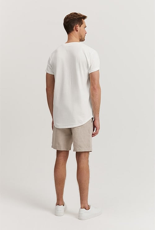 Australian Cotton Longline Garment Dyed T-Shirt