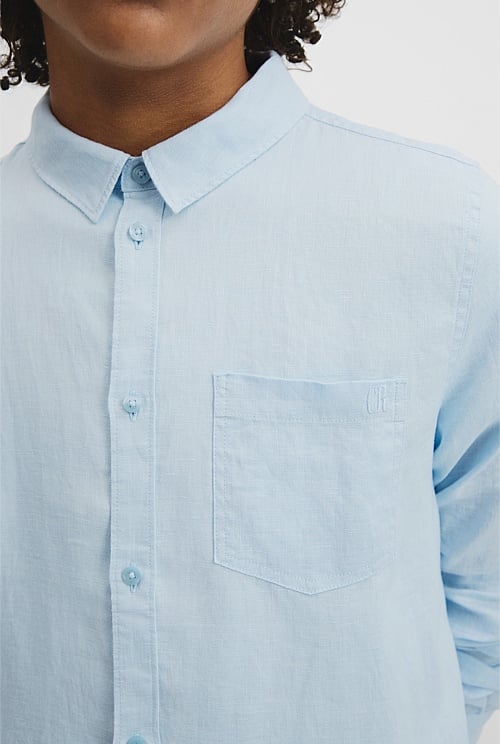 Teen Organically Grown Linen Shirt