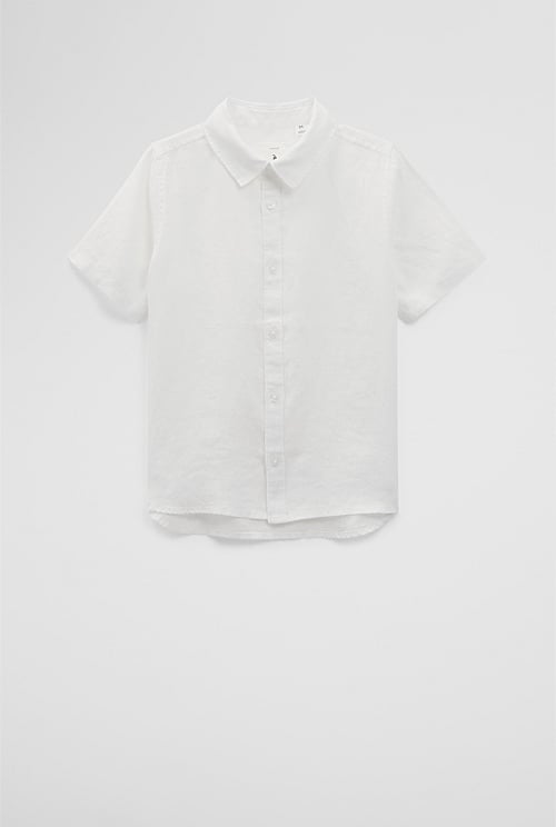 Organically Grown Linen Short Sleeve Shirt