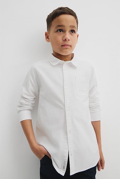 Organically Grown Cotton Oxford Shirt