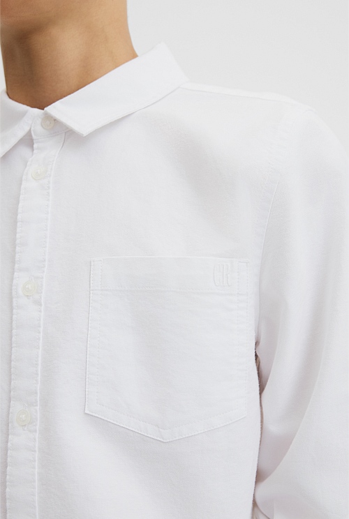 Teen Organically Grown Cotton Oxford Shirt
