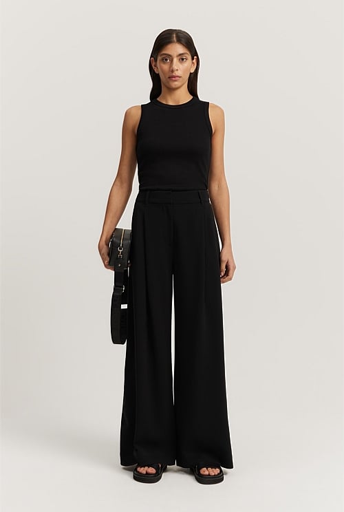 Soft Pleat Pant