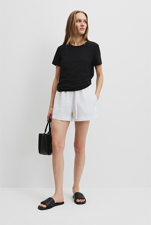 Australian Cotton Slub Short Sleeve T-Shirt