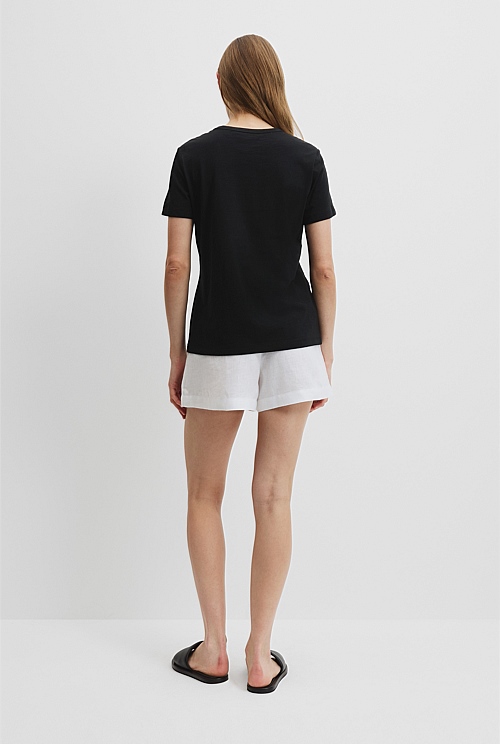 Australian Cotton Slub Short Sleeve T-Shirt