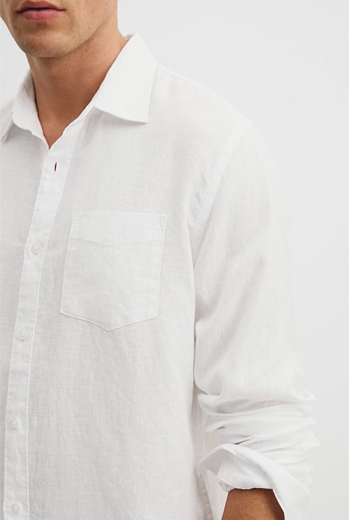 Regular Fit Organically Grown Linen Shirt