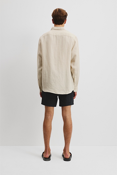 Regular Fit Organically Grown Linen Shirt