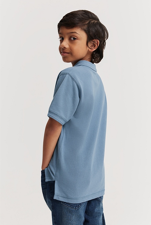 Organically Grown Cotton Polo Shirt