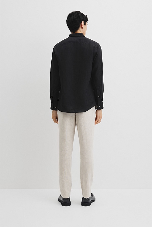 Organically Grown Linen Regular Fit Shirt