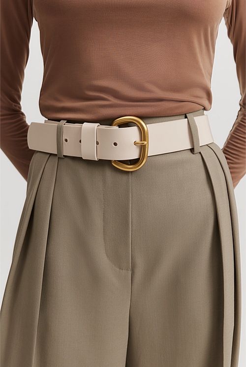 Solid Buckle Belt