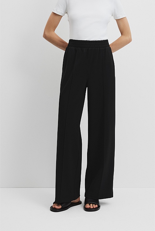 Wide Leg Ponte Jogger